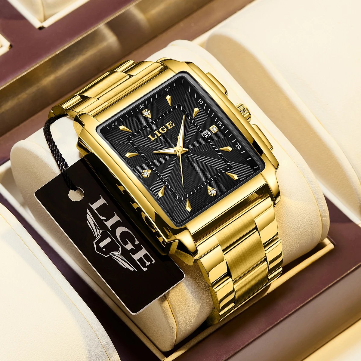 ساعة LIGE للأعمال العصرية للرج - مراجعة Smartwatch Branded Watches For Men وسعره
