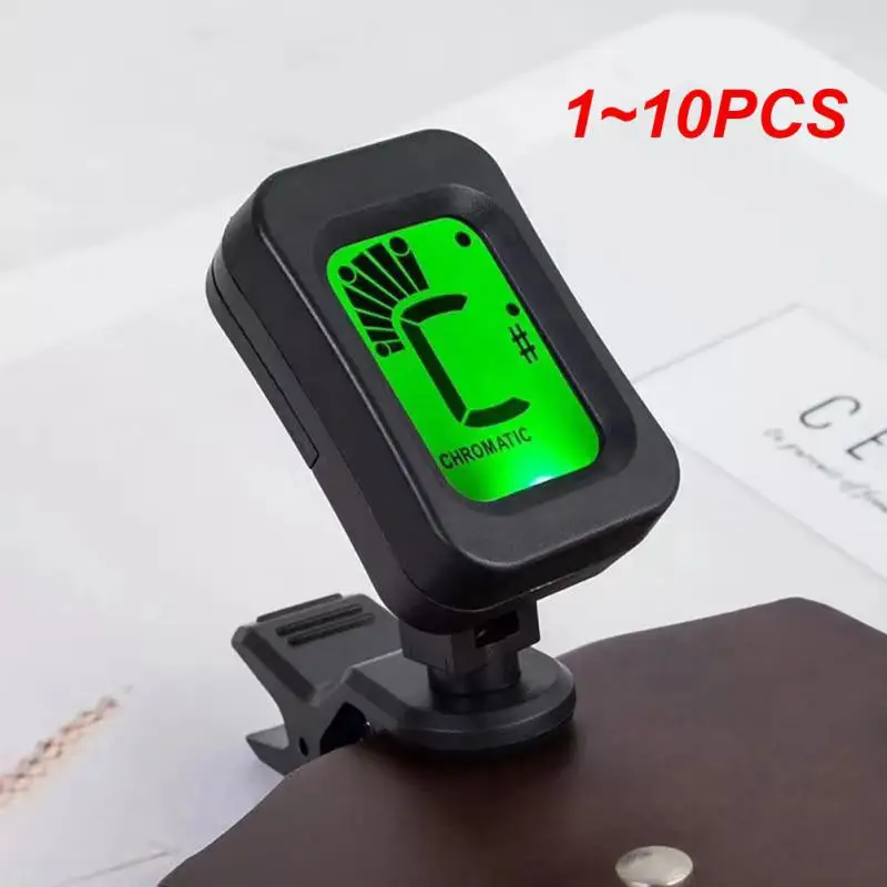 

1~10PCS LCD Clip On Tuner Electric Acoustic Guitar Bass Violin Banjo Ukulele Guitar Universal Tuner Guitar Electronic Tuner