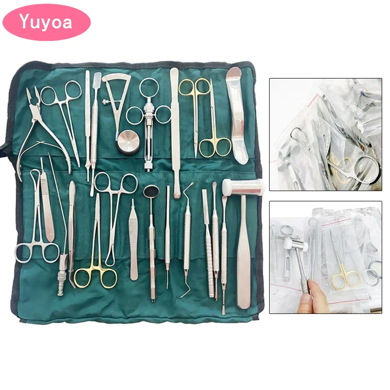 

26 Pcs/set Dental Implant Tools Basic Instrument Set Dental Implant Surgery Kit Dentist Surgical Tool