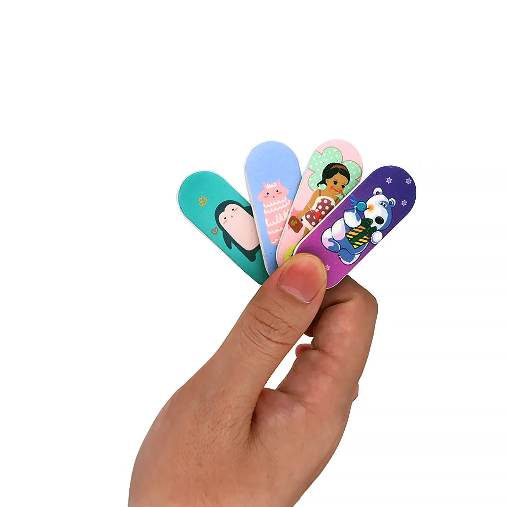 Mini Nail Files 50Pcs Colorful Emery Board For Nails Double Side 180 Grit EVA File Manicure Tools Shaping Buffing Smoothing File 3