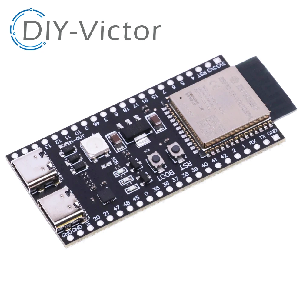 لوحة تطوير إنترنت الأشياء المزدوجة من النوع C ، لوحة أساسية ، واي فاي ، بلوتوث ، N8R2 ، N16R8 ، اردوينو #5