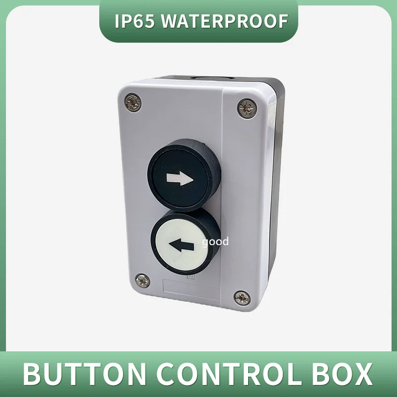 Push Button Switch Control Box Waterproof Button Indicator Light Plastic Case Emergency Stop Reset Point Electric Box
