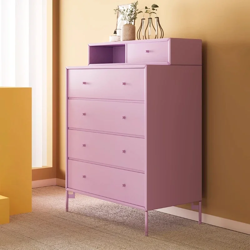 Dopamine color chest of drawers, storage against the wall, locker multi-color