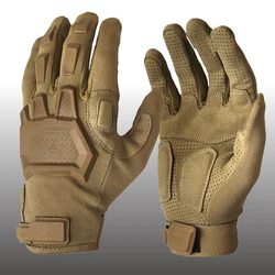 Guantes antideslizantes de combate de dedo completo para hombres, pantalla táctil de primavera, deportes al aire libre, carcasa de fibra de carbono, EE. UU.