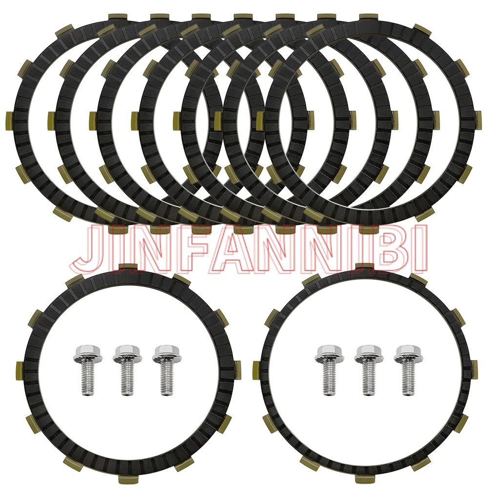

Clutch Plates Kit for Harley Twin Cam Softail Fat Boy Dyna FXDL 1999-2014 2015 2016 2017