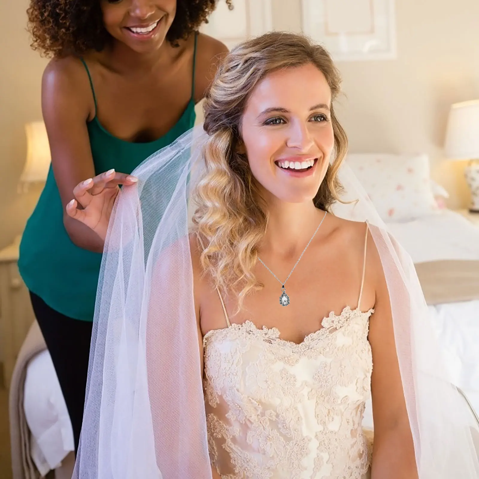 

Bridal Statement Necklace Jewelry Backless Body Chain Girls Pendant