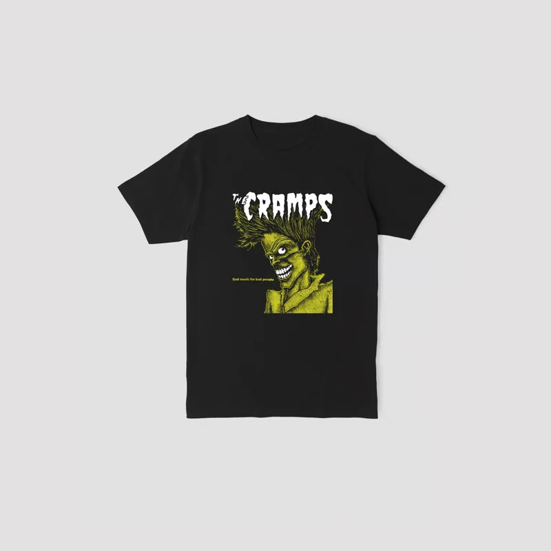 

Short-sleeved Round-neck Tees Men's Summer Punk Style Character Graphic Print Women's Street Fashion Short-sleeved Tops