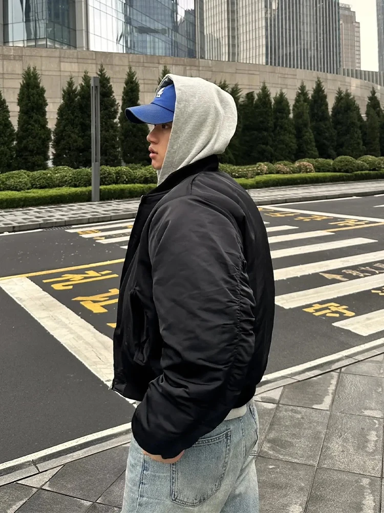 

Мужская куртка Cleanfit American Sle Pilot: модная, высококачественная, осенне-зимняя, хлопковая, в стиле бейсбольной формы, от бренда Haome Cool