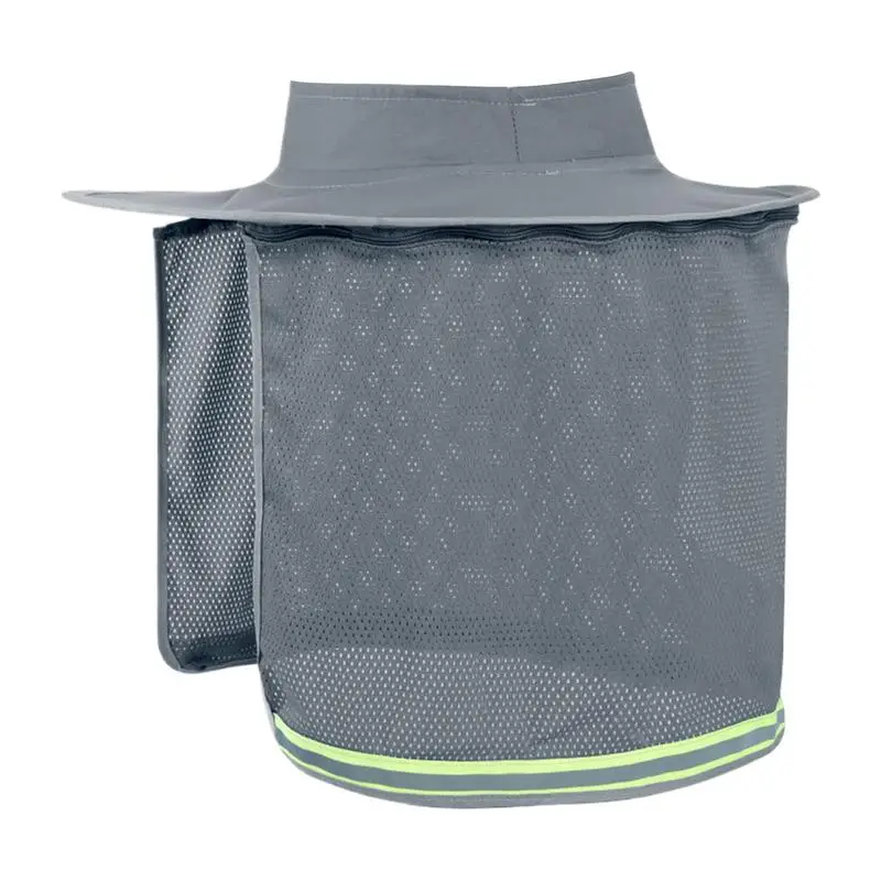 

Hard Hat Neck Shade Hard Hat Sun Shade Neck Shield High Visibility Construction Safety Helmets Protection Attachment For Work
