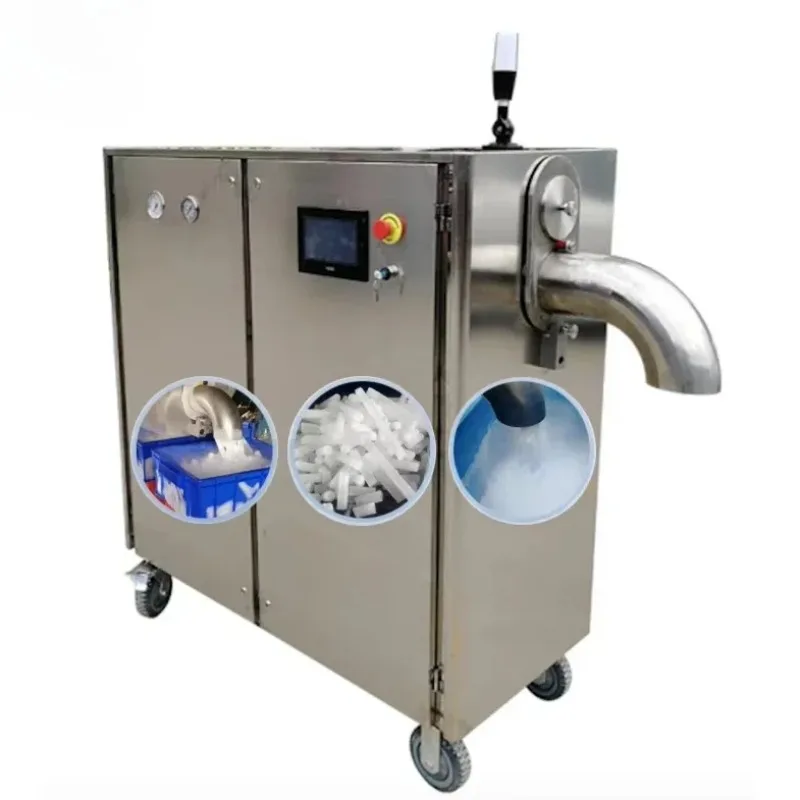 YG Customized Automatic Pellet Maker Dry Ice Granulator Dry Ice Pelletizer Blasting Machine