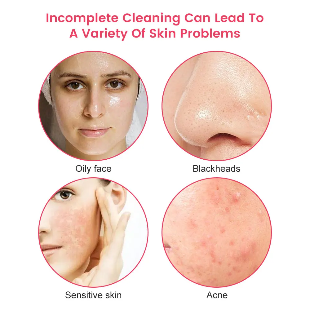 เครื่องทำความสะอาดผิวหน้าไฟฟ้า แปรงล้างหน้า เครื่องนวดหน้า แปรงทำความสะอาดผิวหน้าแบบสั่นสะเทือน เครื่องทำความสะอาดผิวหน้าแบบโซนิค แปรงทำความสะอาดรูขุมขนลึก