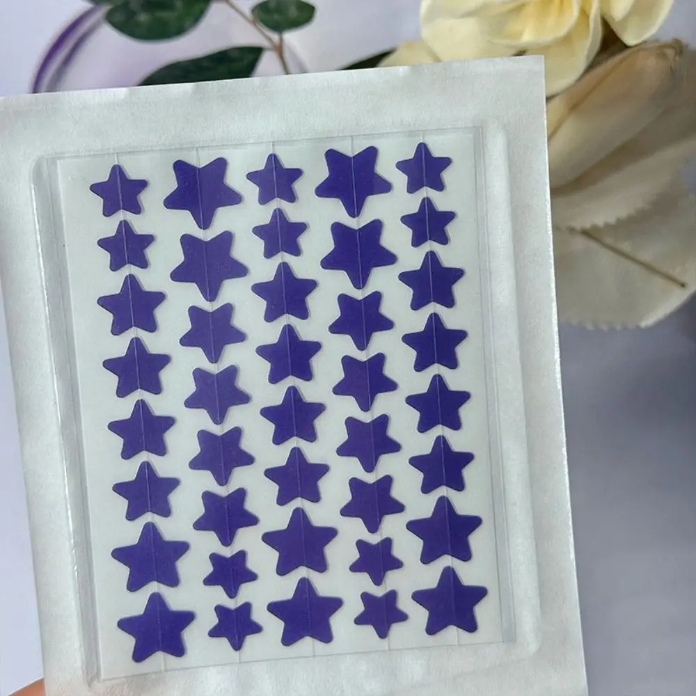 Star-Shaped Acne Patches Bandages Skin-Friendly Blemish Covering Stickers Cute Tea Tree Oil Hydrocolloid Pimple Patch Women