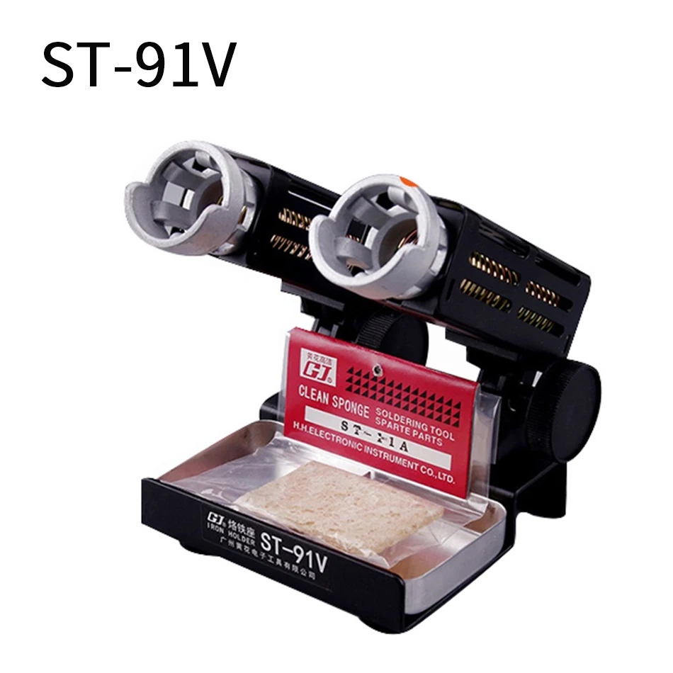 ST-91V ST-90 ST-91M ST-95 납땜 인두 지지 스탠드 스테이션, 금속 베이스 인두 스탠드, 1 개