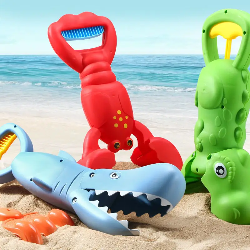 

New Cute Children Beach Maker Clip Lobster Grabber Claw Game Big Novelty Gift Kids Funny Joke Toys Play Tool Gift Water Toys