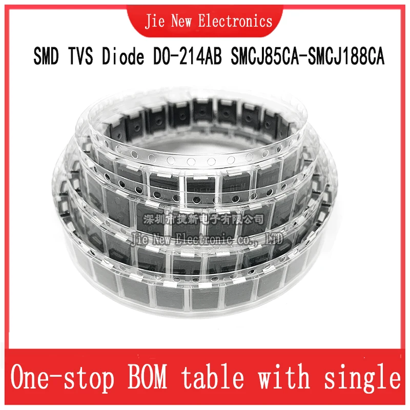 20PCS SMCJ5.0A SMCJ6.0A SMCJ6.5A SMCJ7.0A SMCJ7.5A SMCJ8.0A SMCJ8.5A SMCJ9.0A SMCJ10A SMC (DO-214AB) 1500W Smd Tvs Diode