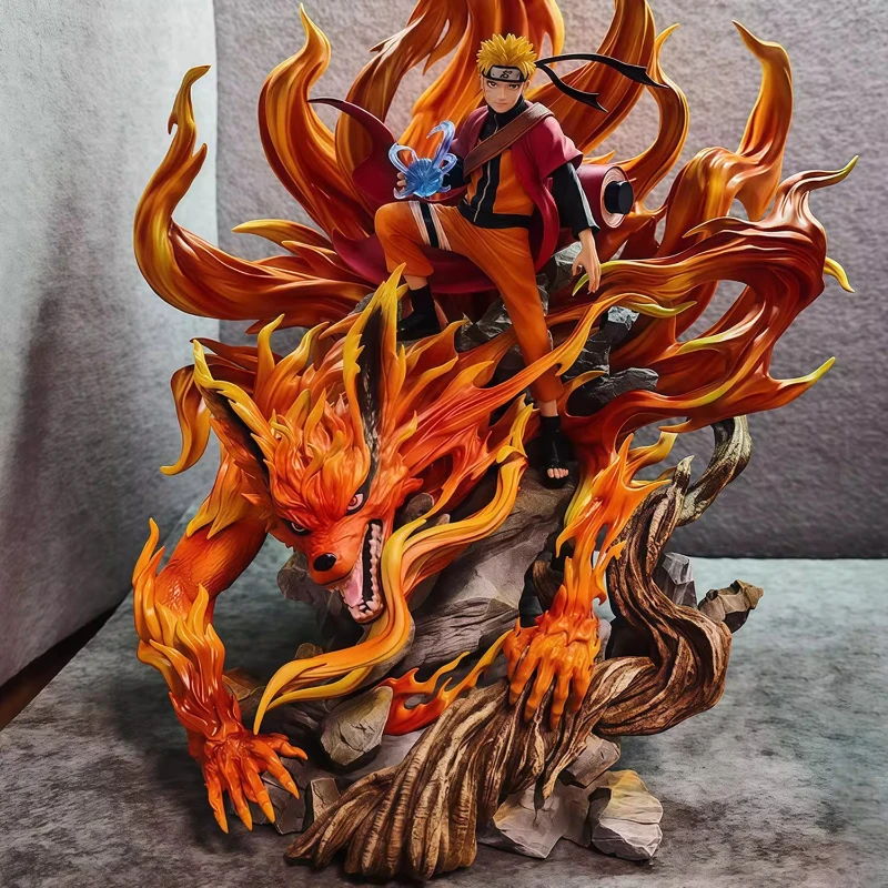 

43cm New NARUTO Anime Figure Uzumaki Naruto Peripheral PVC Model Scene Statue Desktop Decorate Ornaments Birthday Gifts Toys