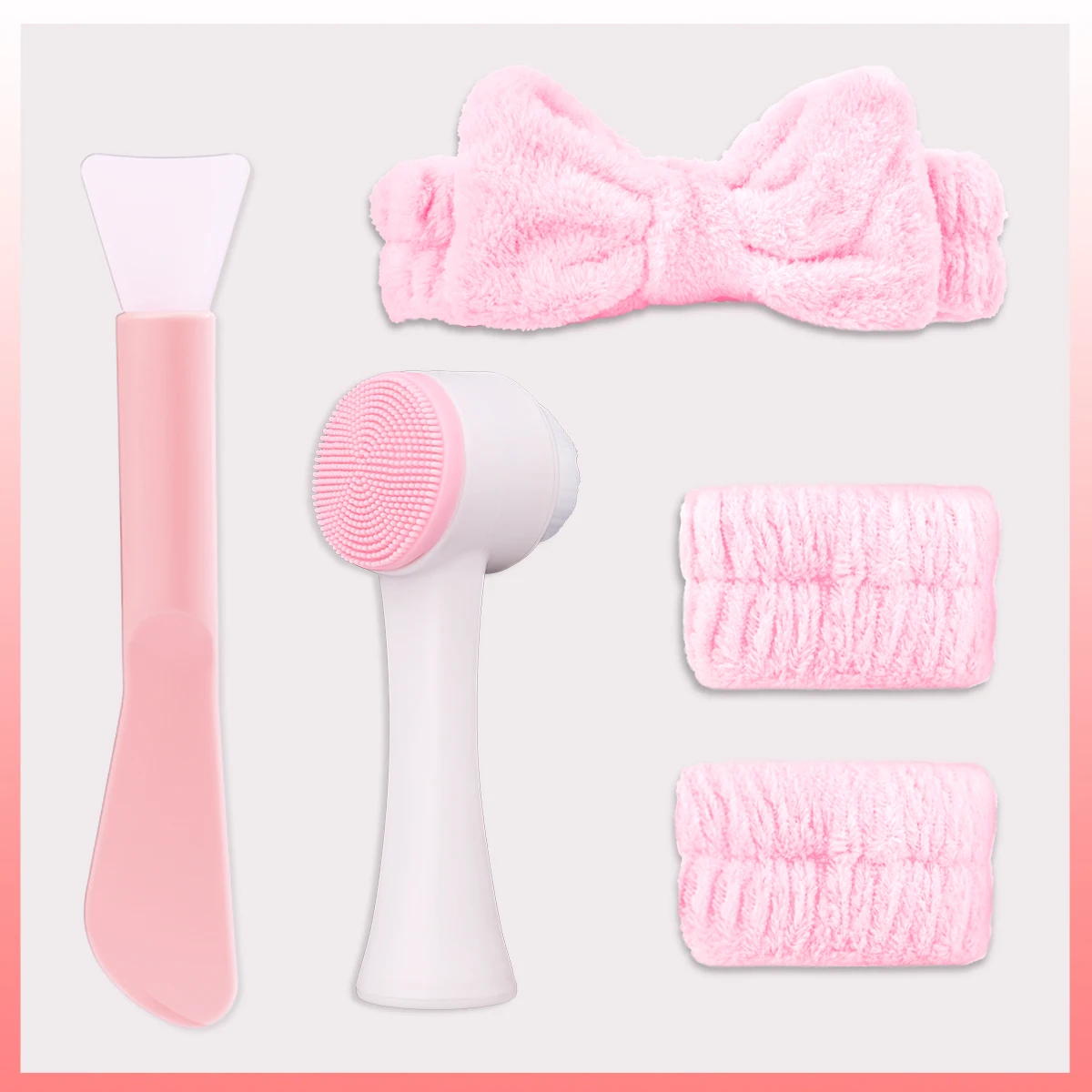 5/7PCS- Hair band puff combination suit, light and practical beauty combination, portable travel suit