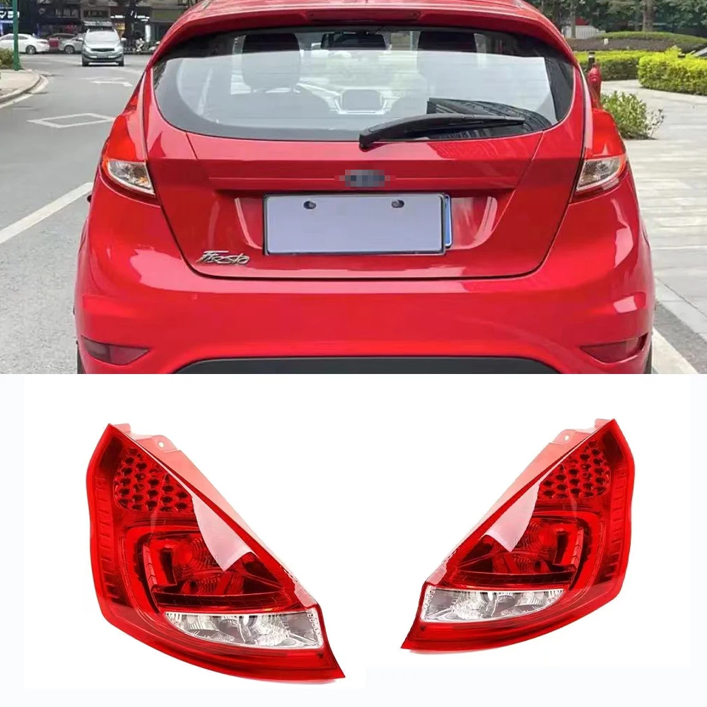 Taillight For Ford Fiesta Hatchback 2009-2012 2013-2015 Rear Bumper Tail Light Brake Stop Reverse Turn Signal Lamp No Bulb