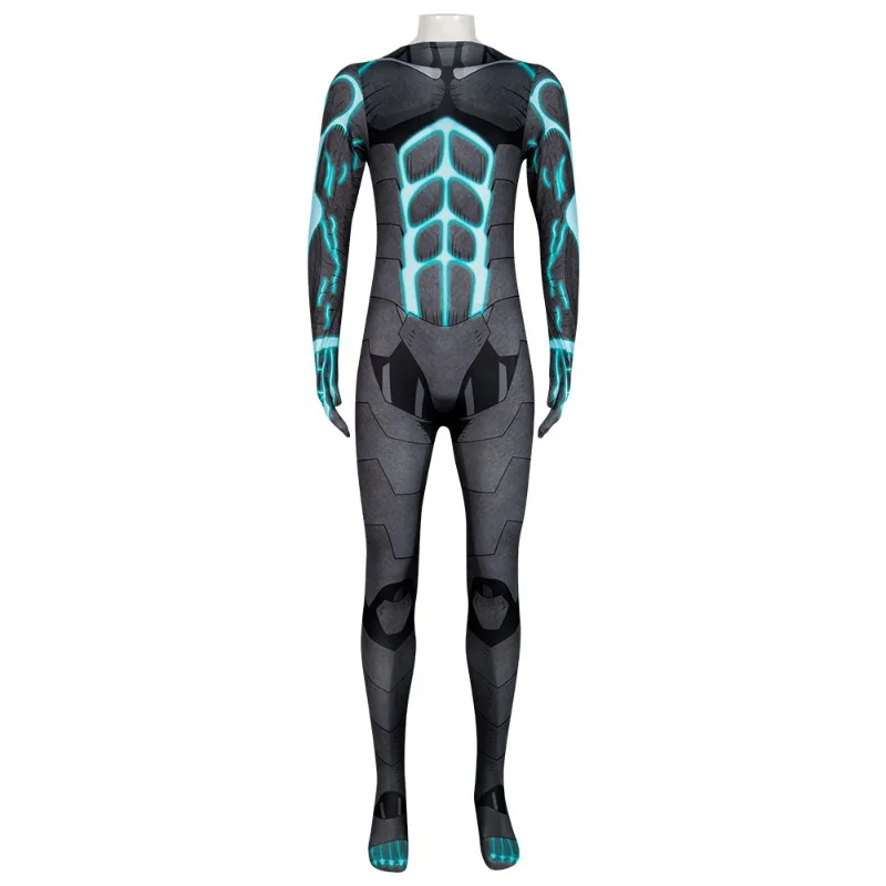 كايجو رقم. 8 تأثيري حلي أنيمي هالوين دور اللعب بذلة كرنفال مرحلة حفلة أزياء مسرحية كوس ارتداءها الملابس