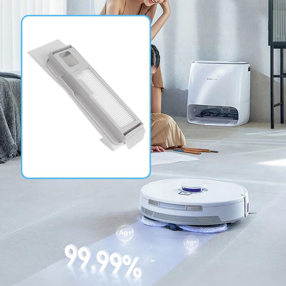 Dust Bags With Filter For Narwal Freo X Ultra/Freo X Plus/Freo Pro/J4/J4Lite/J5/R10/K1 Robot Vacuum Cleaner 1L Capacity Dust Bag