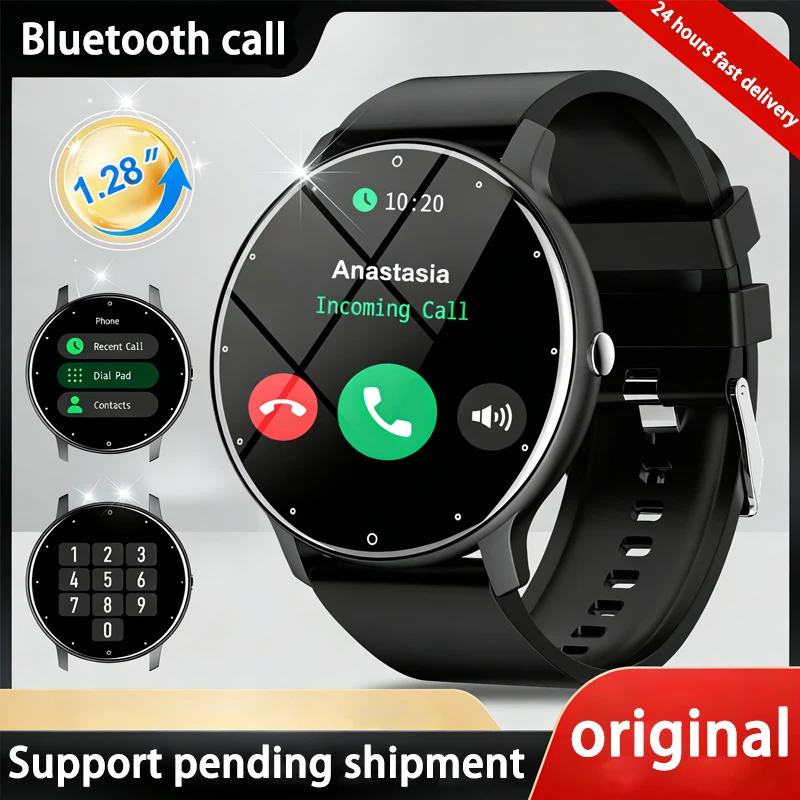 

New Smart Watch Women Men Full Touch Screen Bluetooth Call Smartwatch Waterproof Sports Fitness Tracker Watches For Android iOS