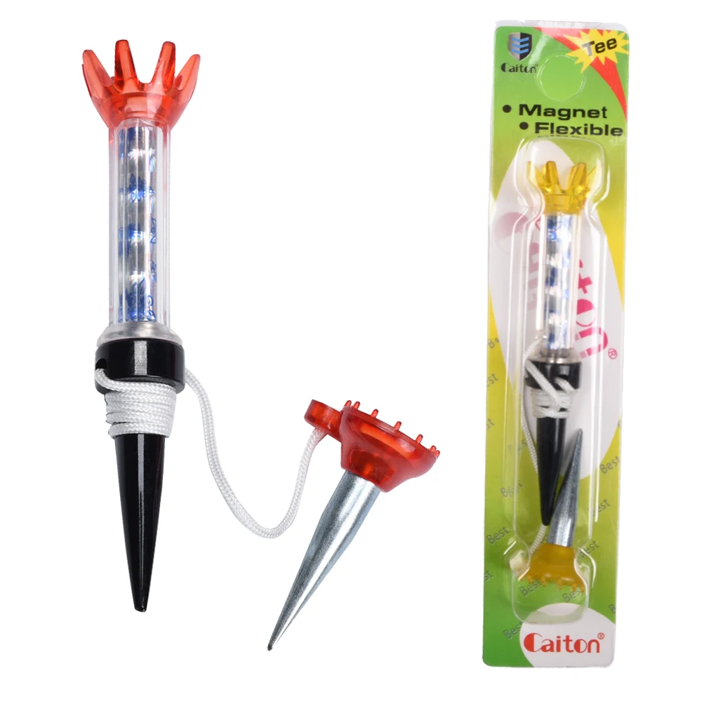 1PCS 80mm Golf Tees Golf Training Ball Tee With Package Magnetic Step Down Ball Holder Tee Golf Outdoor Golf Accessories
