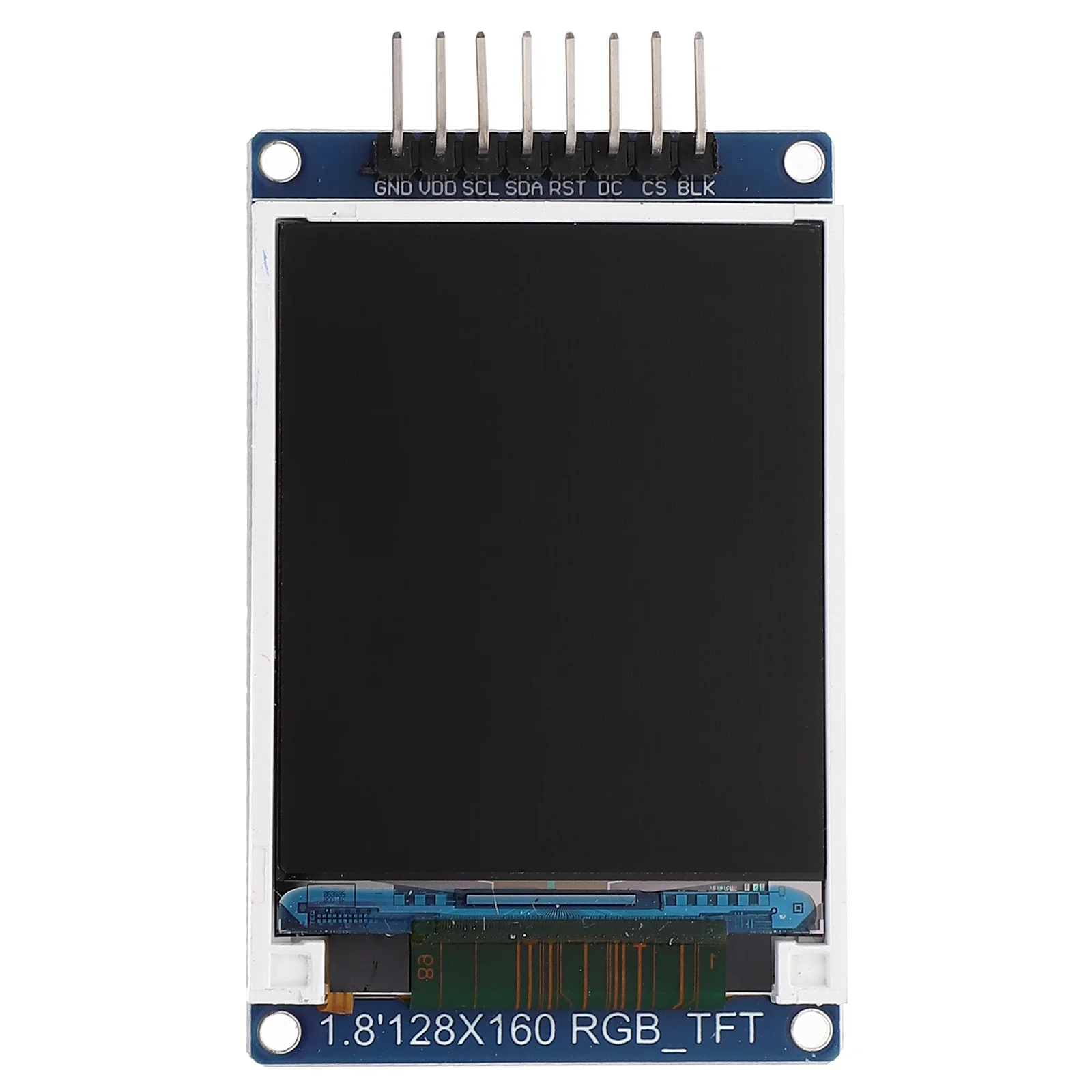 1.8 بوصة St7735s Spi 128x160 وحدة عرض إل سي دي Pcb متوافق مع Ttl المنطق 5 فولت 33 فولت وحدة عرض إل سي دي للأنظمة المدمجة