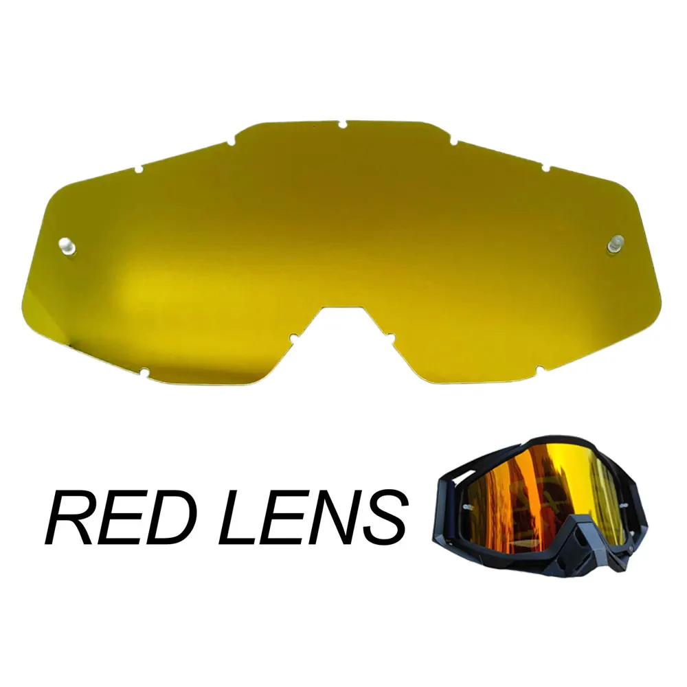 Gafas de Motocross lentes de repuesto para esquí al aire libre montar a prueba de viento lentes de repuesto para motocicleta casco gafas de sol