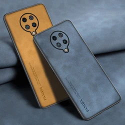 Luxury PU Leather Case For Xiaomi Poco F2 Pro Mix 4 Cover Business Protection Silicone Phone Case For Redmi K30 Pro K30 Ultra