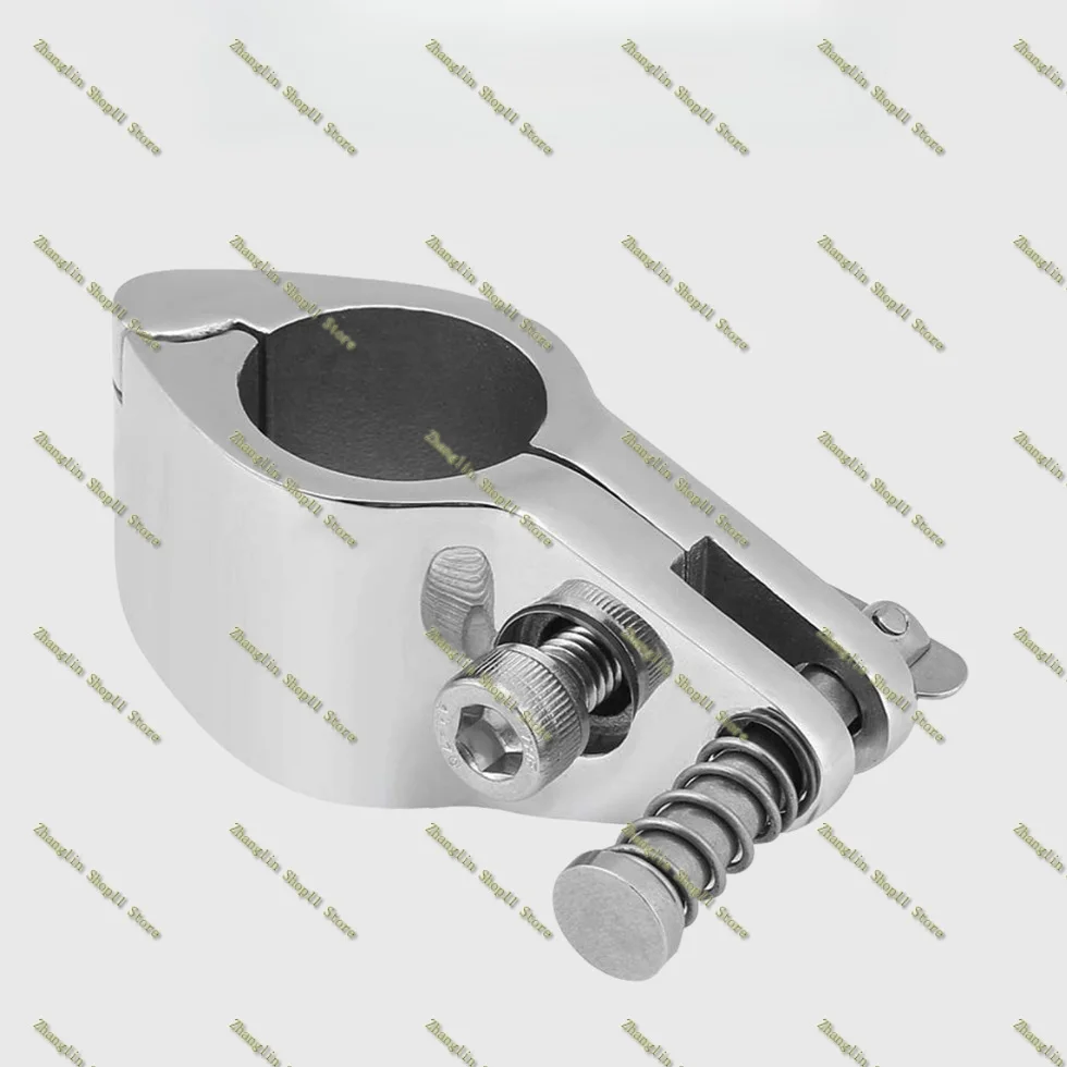 

316 Stainless Steel Fitting Boat Bimini Top Hinged 22/25/30/ 32mm Jaw Slide Easy Install Marine Awning Pipe Clamp Sliding Sleeve