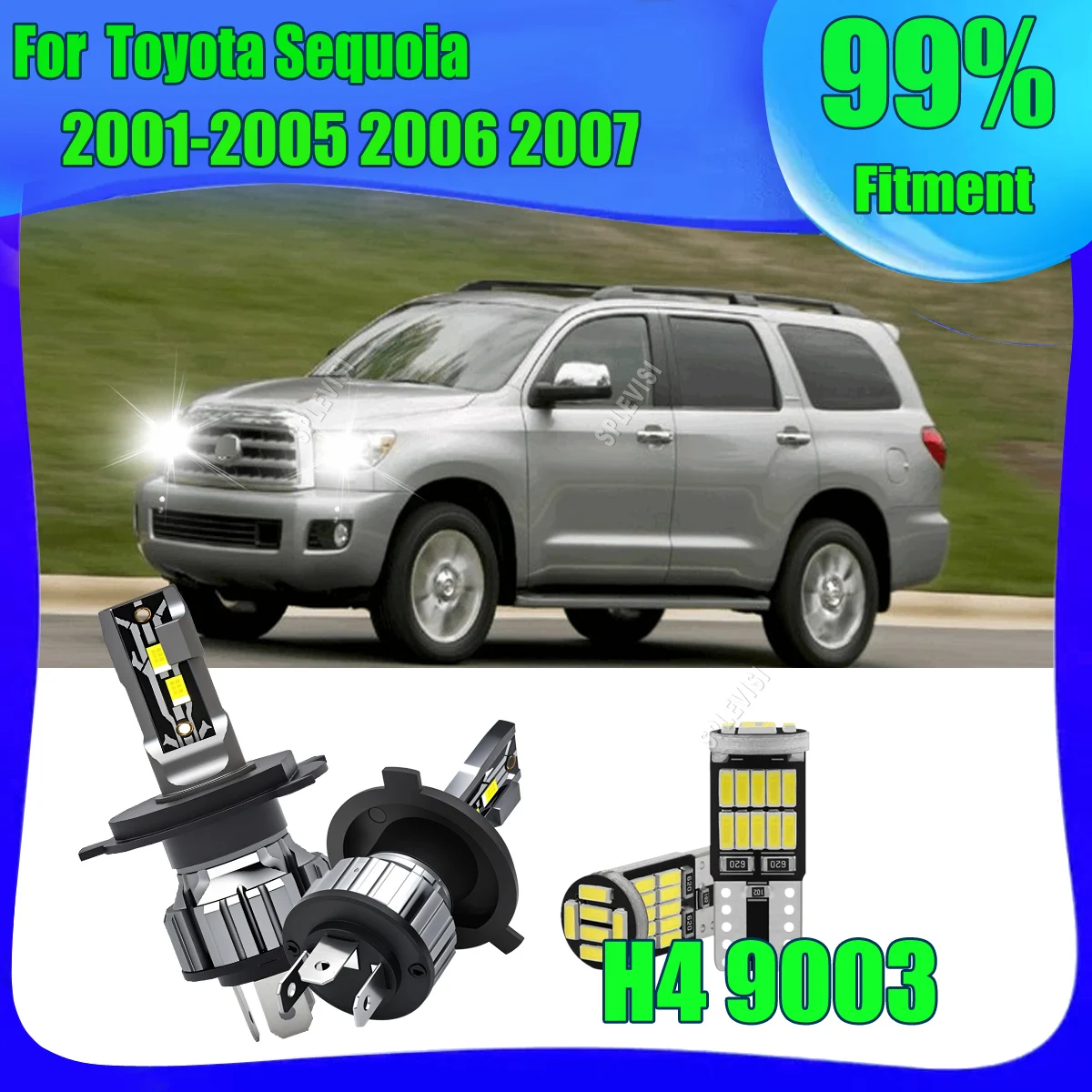 

Энергоэффективная и экологически чистая светодиодная автомобильная фара с главным лучом 12 В для Toyota Sequoia 2001 2002 2003 2004 2005 2006 2007