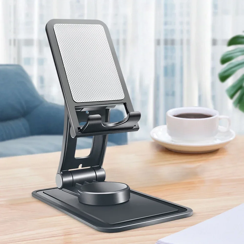 Desktop Rotatable Tablet Holder Table Cell Phone Foldable Bracket Support Mobile Phone Holder Stand For iPhone iPad Pro Air