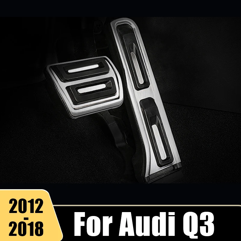 

For Audi Q3 For Volkswagen Passat B7 Variant Touran Scirocco Stainless Car Gas Fuel Pedal Brake Cover Non-Slip Pads Accessories