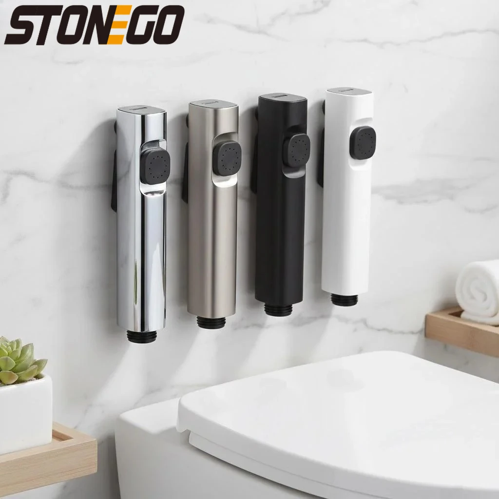

Adjustable Water Pressure Handheld Bidet Sprayer Toilet Feminine Washer Bathroom Shower Head Strong Spray