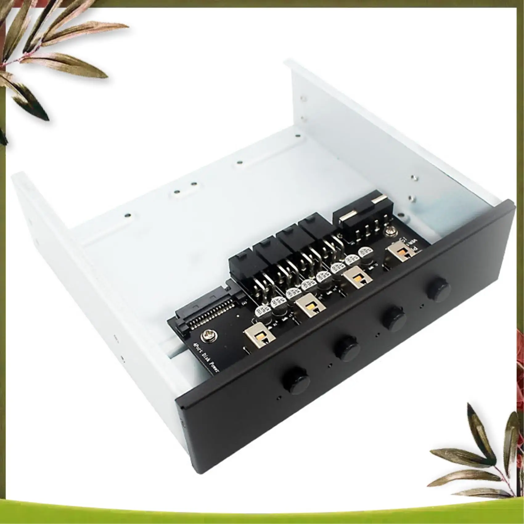 ABDW-Hard Disk Selector Controller Hard Drive Power Switch Module For Desktop Computer Support 2.5/3.5 Inch SATA HDD