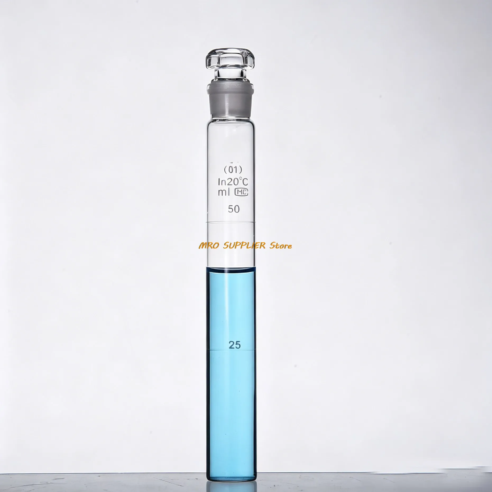 12pcs 10ml,25ml,50ml 100ml glass color comparison tubes colorimetric cylinder Nessler glasses tube with stopper