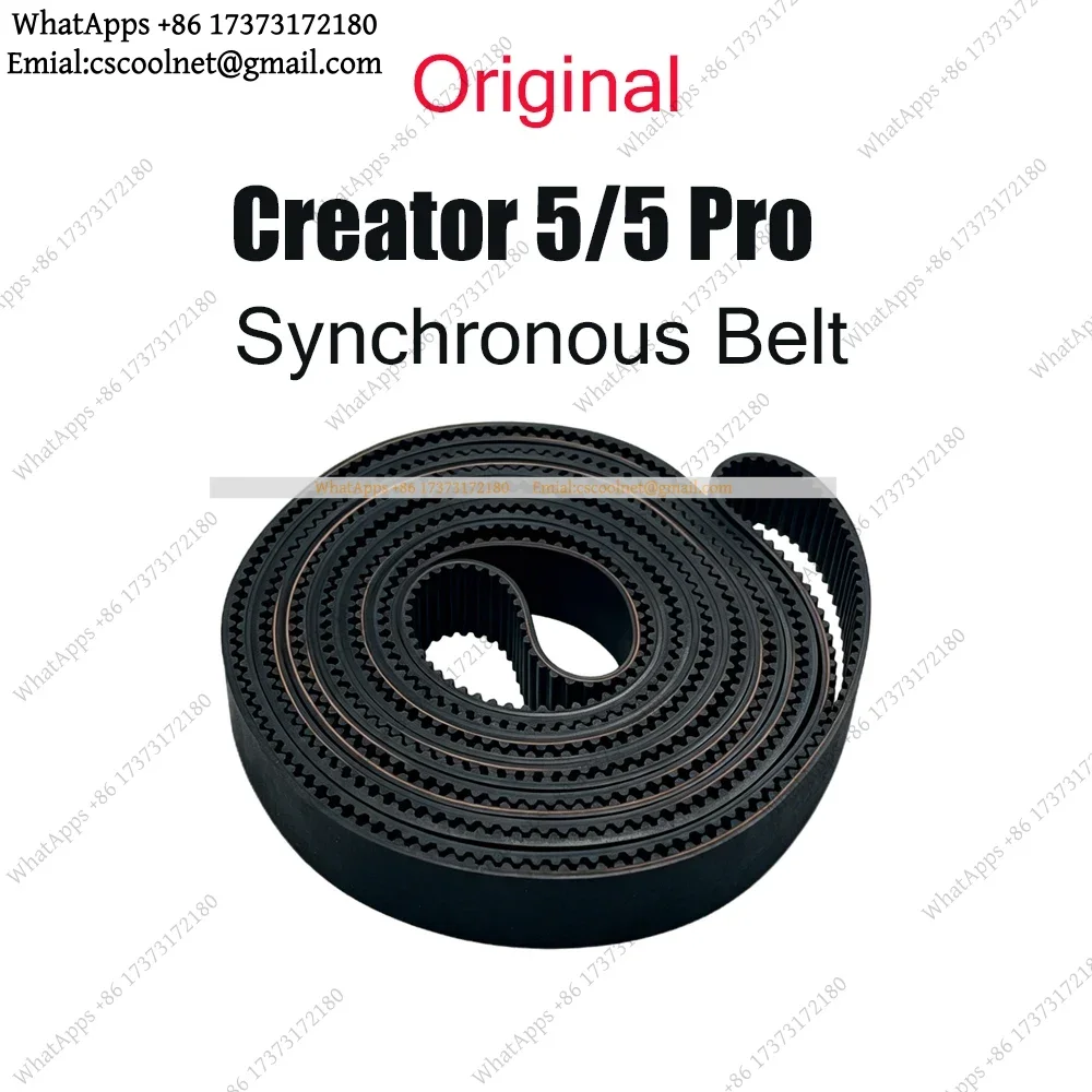 k06 XY Axis Timing Belt Synchronous For Flashforge Creator 5 C5 Pro 3D Printer X Y Axis Replacement Parts