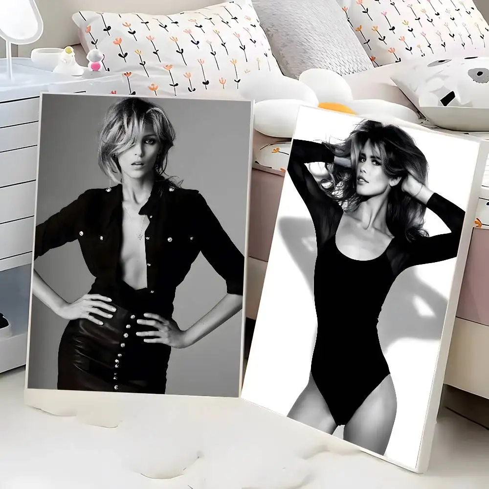 ملصق C-Claudia Schiffer عالي الدقة لديكور المنزل جدار لاصق مقاوم للماء وغرفة المعيشة المنزلية والديكور الجمالي