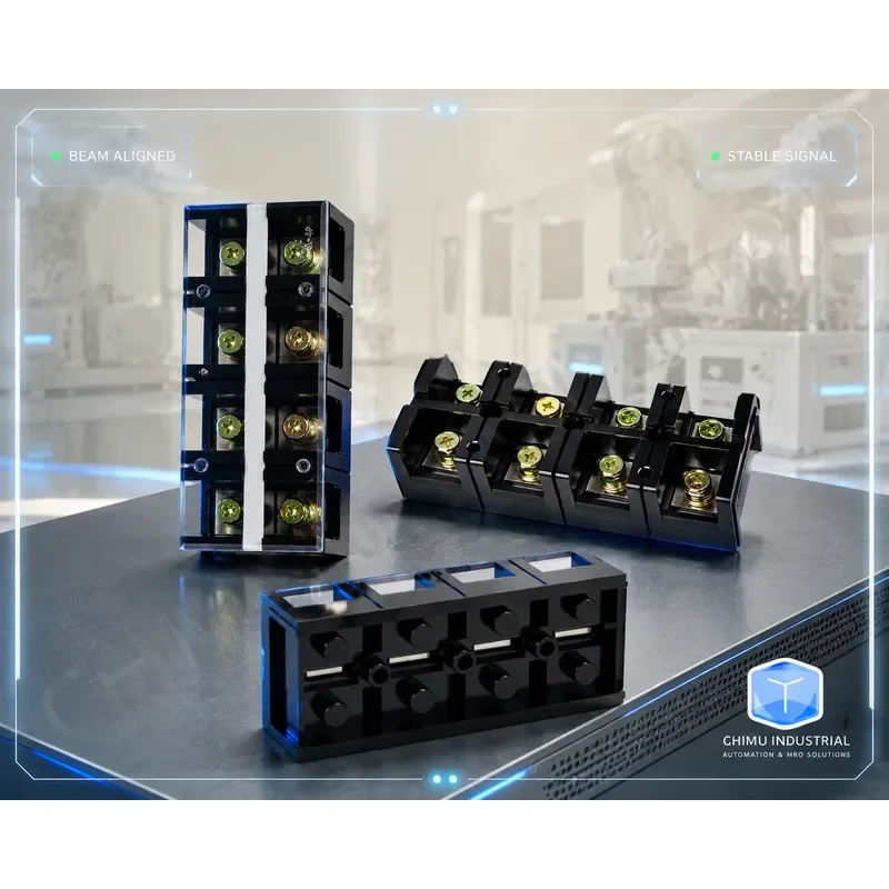 【CHIMU INDUSTRIAL】 【CHIMU INDUSTRIAL】 for TC-2004 Terminal Block 4 Section 200A Copper Busbar Wiring Board