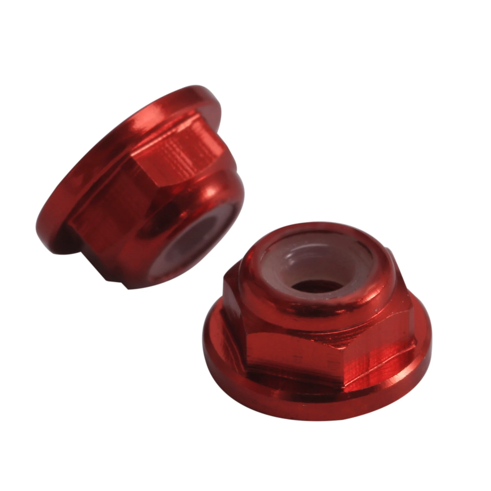 Excellent-8Pcs Metal Nylon M2 Wheel Lock Nuts For 1/24 RC Car Crawler Car Axial SCX24 AXI90081 AXI00001 AXI00002 Upgrade Parts