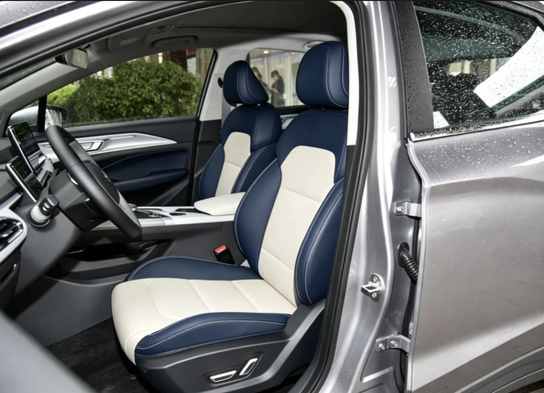 Für Geely Geometry C 2020 Maßgefertigte Autositzbezüge Luxuriöses Nappaleder 100% Passgenau Innenraumzubehör 360 ° Vollständige Abdeckung – Detail 5