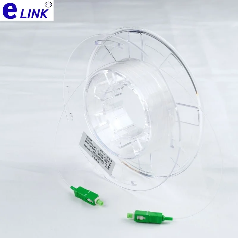 Sc/apc прозрачный патч-корд барабан G657A2 50 м-100 м FC LC волоконно-оптический кабель Невидимый fc/apc одножильный Перемычка 60 м/80 м