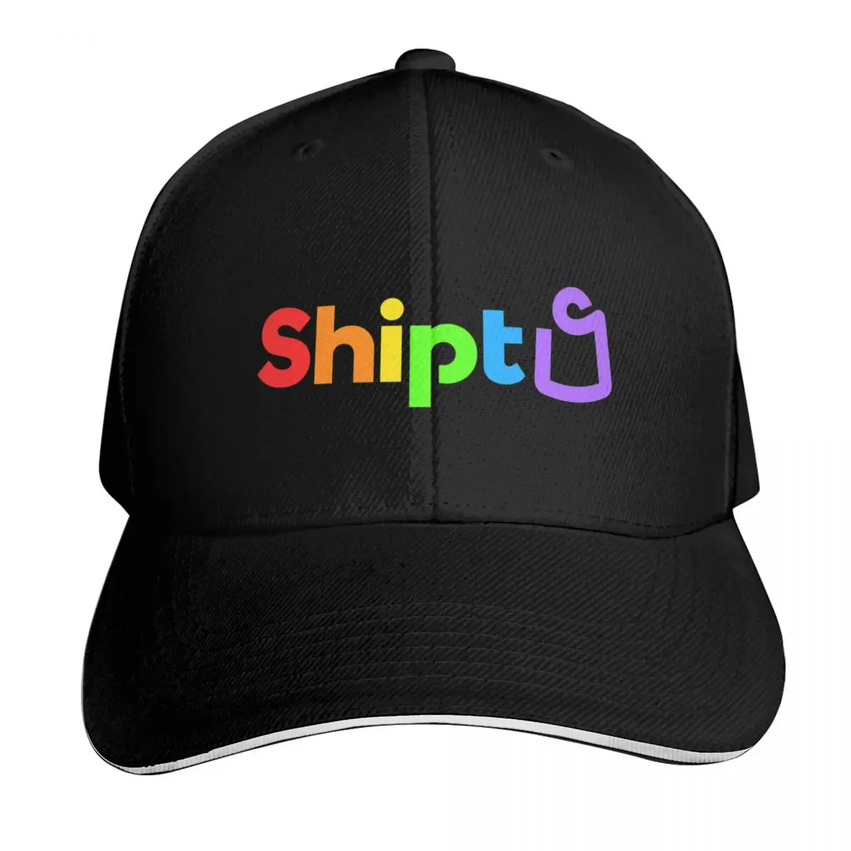 Shipt Rainbow Baseball Cap Breathable Mesh Back Adjustable Buckle Closure Moisture Wicking Quick Dry
