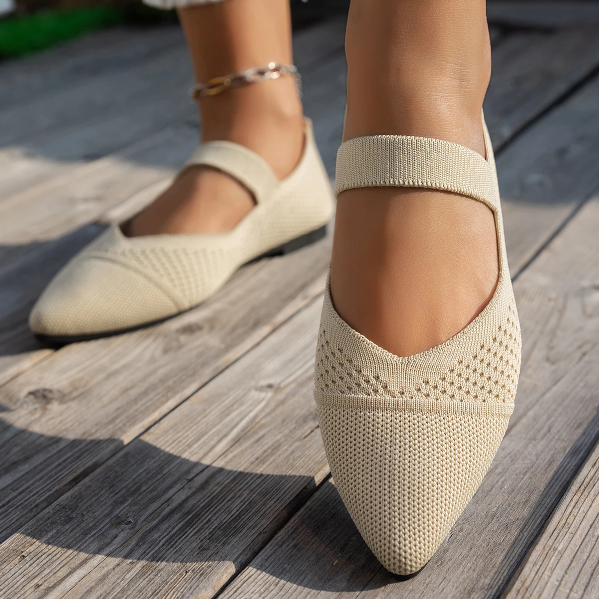 Dames Zomer Nieuwe Uitgeholde - Pointed Toe Flat recensie en prijs