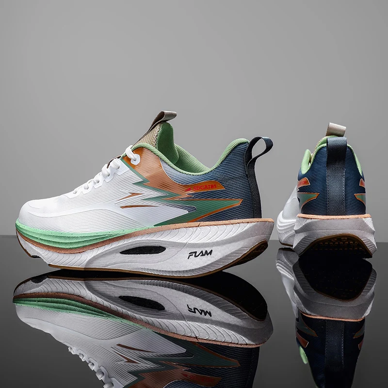 New Air Cushion Jogging Shoes Running Shoes Marathon Men Sports Breathable Lightweight Women's Nonskid Athletic Leisure Sneakers