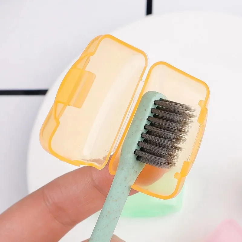 50/5Pcs Toothbrush Head Cover Case Cap Portable Travel Hike Camping Brush Protect Teethbrush Storage Organizer Bathroom Supplies