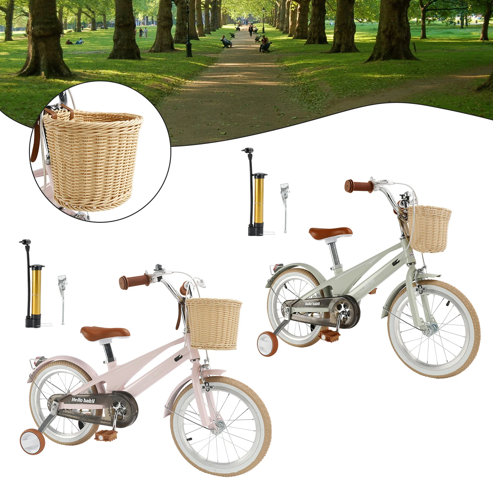 

Artudatech 16 inches Kid's Bike Child Bicycle for Ages 7-9 Years Boys and Girls with Basket