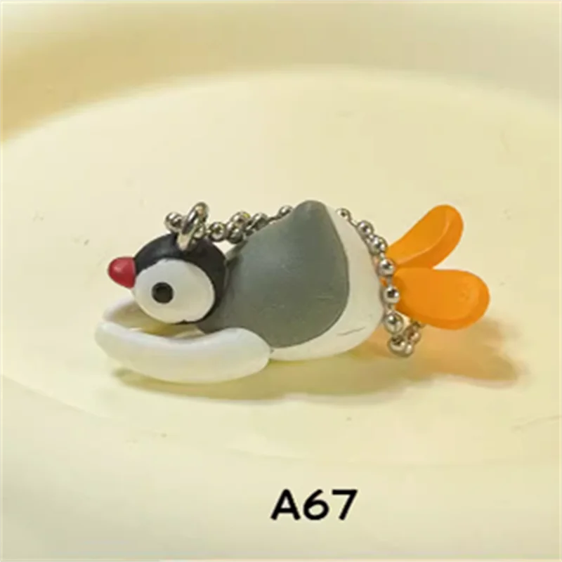 4-6cm cartoon lovely pingu figure doll PVC kids collection PINGA PINGI model