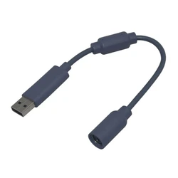 Adaptador de Cable USB separable para Xbox 360, reemplazo de Cable de juego con Cable, conexión de controlador y conectores, adaptador de Cable