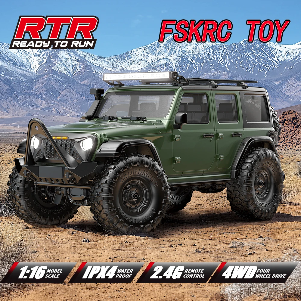 

Новый 2025 HB-R1604-R1606 1:16 Wrangler Rc Модель с дистанционным управлением Модель автомобиля 4WD Внедорожный альпинистский автомобиль Игрушка для мальчиков